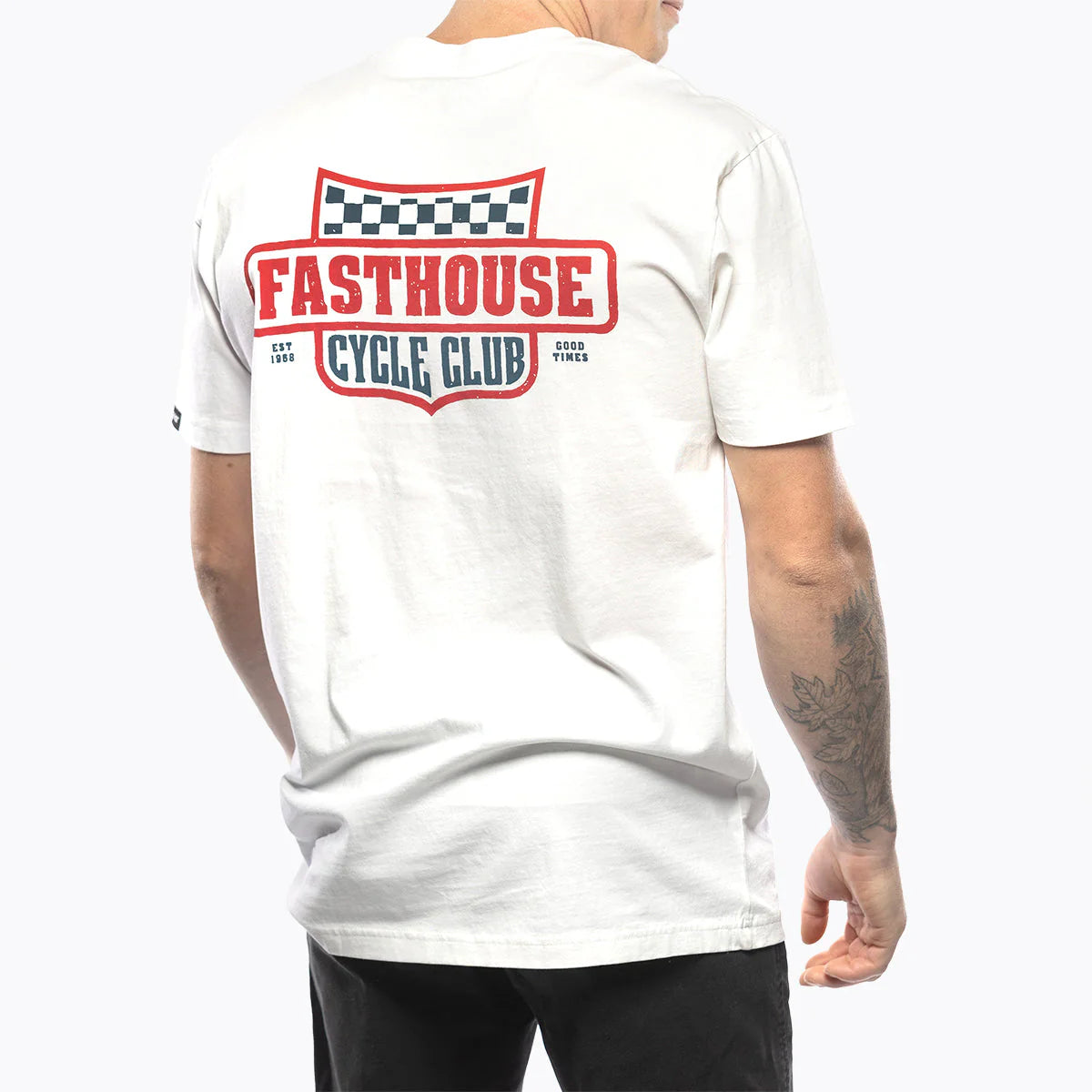 Fasthouse Krest SS Tee White