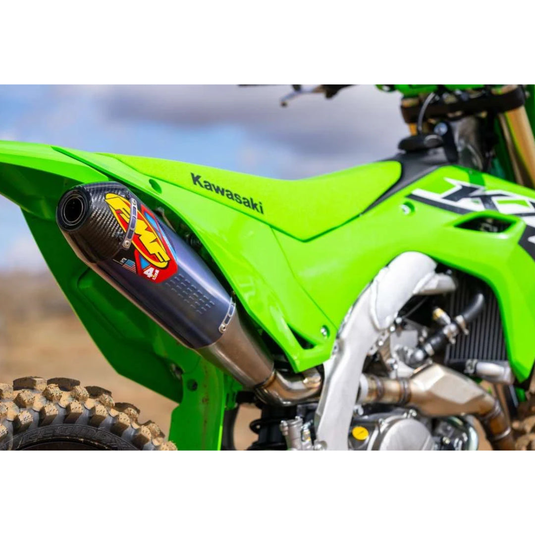 FMF Factory 4.1 RCT Titanium Anodized Exhaust Silencer Kawasaki KX 450F 24-25, KX 450X 24-25 - FMF 042404