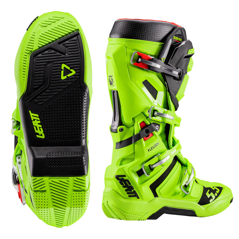 Leatt 5.5 Flexlock MX Boots Lime Green