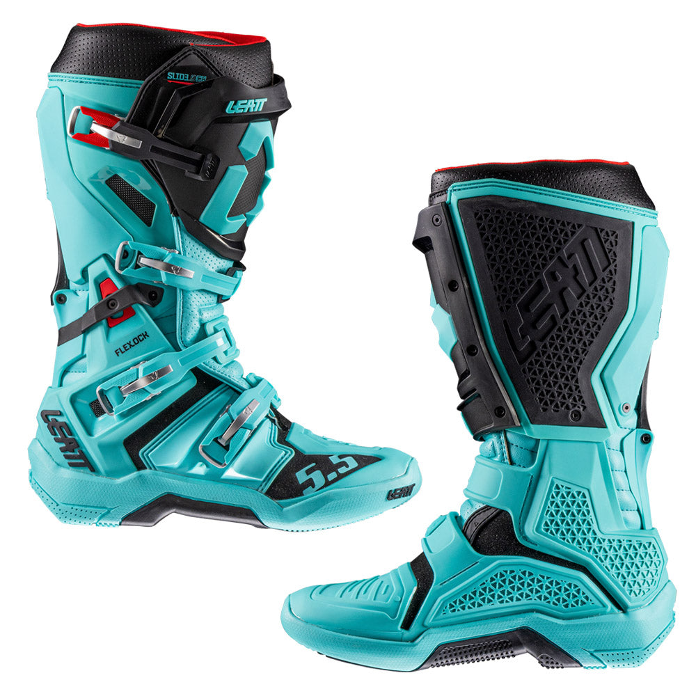 Leatt 5.5 Flexlock MX Boots Teal