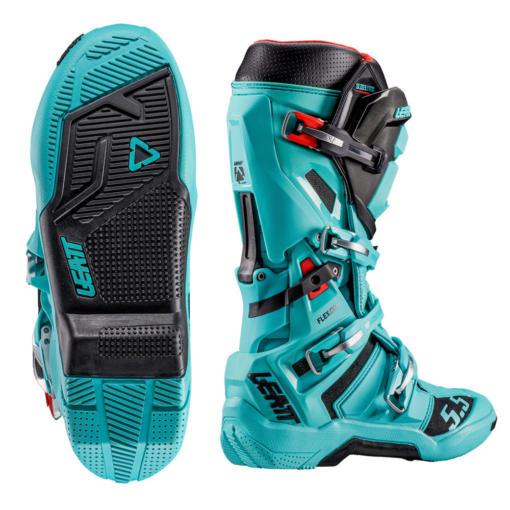 Leatt 5.5 Flexlock MX Boots Teal