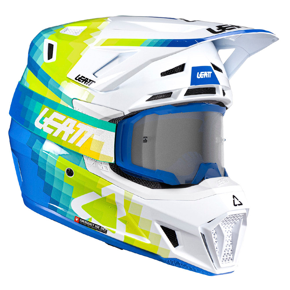 Leatt Moto 7.5 V26 MX Helmet Pixel Blue