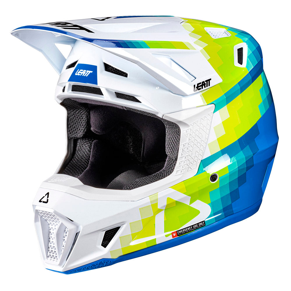 Leatt Moto 7.5 V26 MX Helmet Pixel Blue