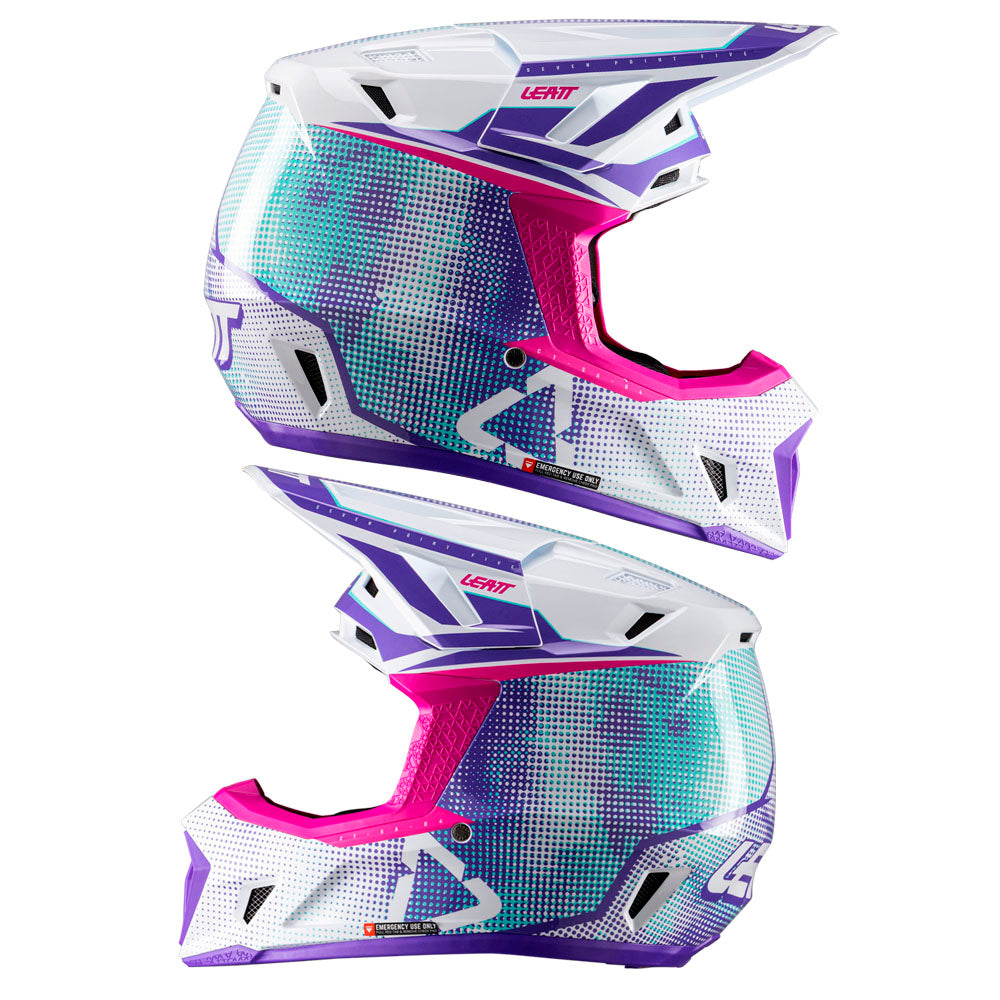 Leatt Moto 7.5 V26 MX Helmet Purple