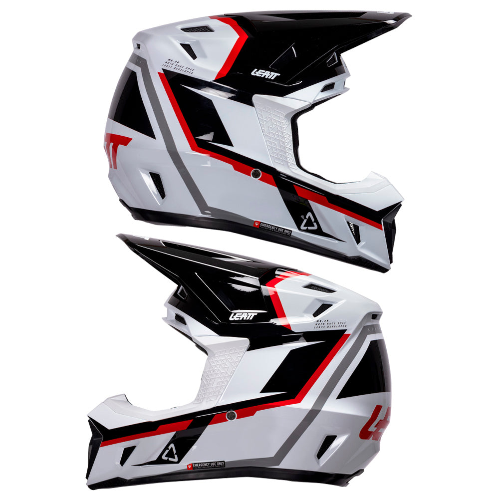 Leatt Moto 7.5 V26 MX Helmet White/Red