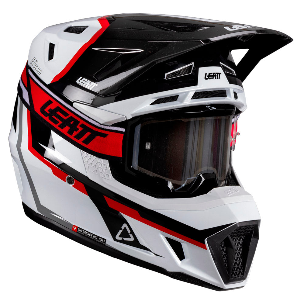 Leatt Moto 7.5 V26 MX Helmet White/Red