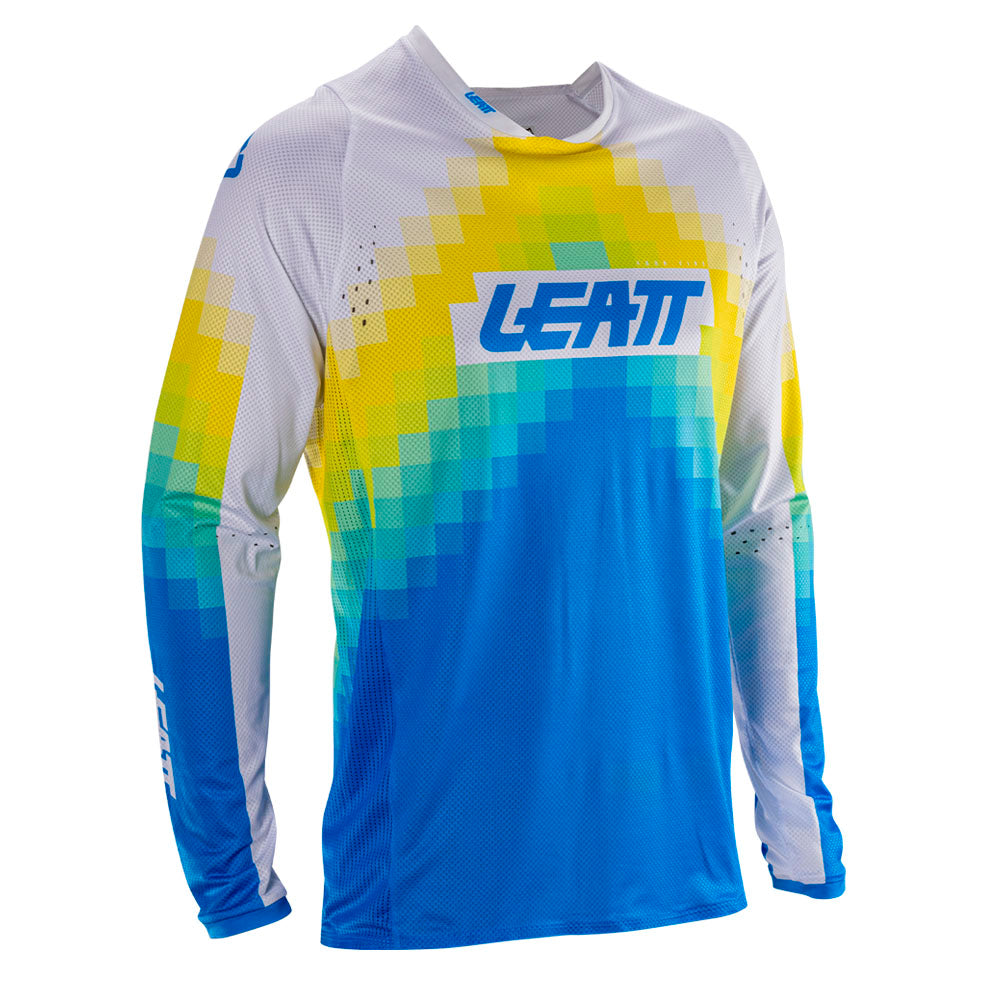 Leatt Moto 4.5 Lite MX Jersey 2026 Pixel Blue