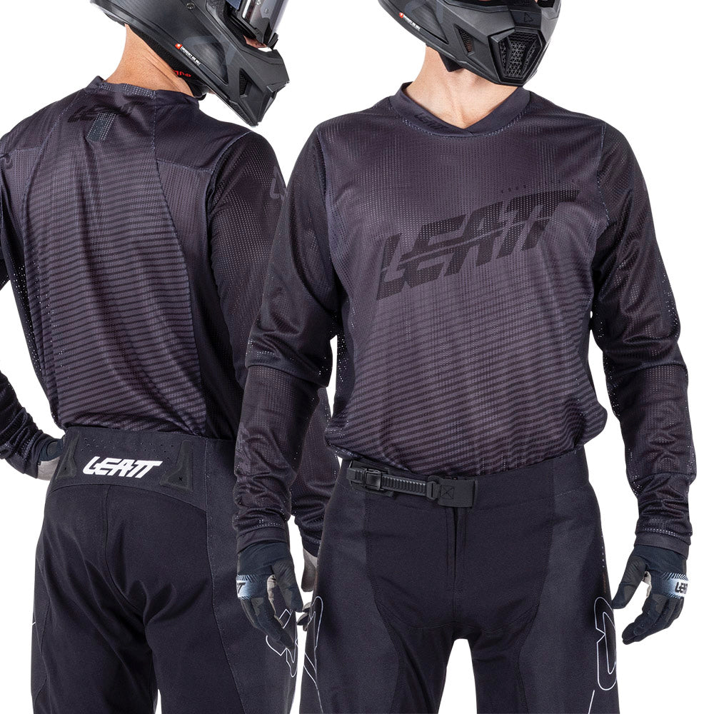 Leatt Moto 4.5 X-Flow MX Jersey 2026 Black