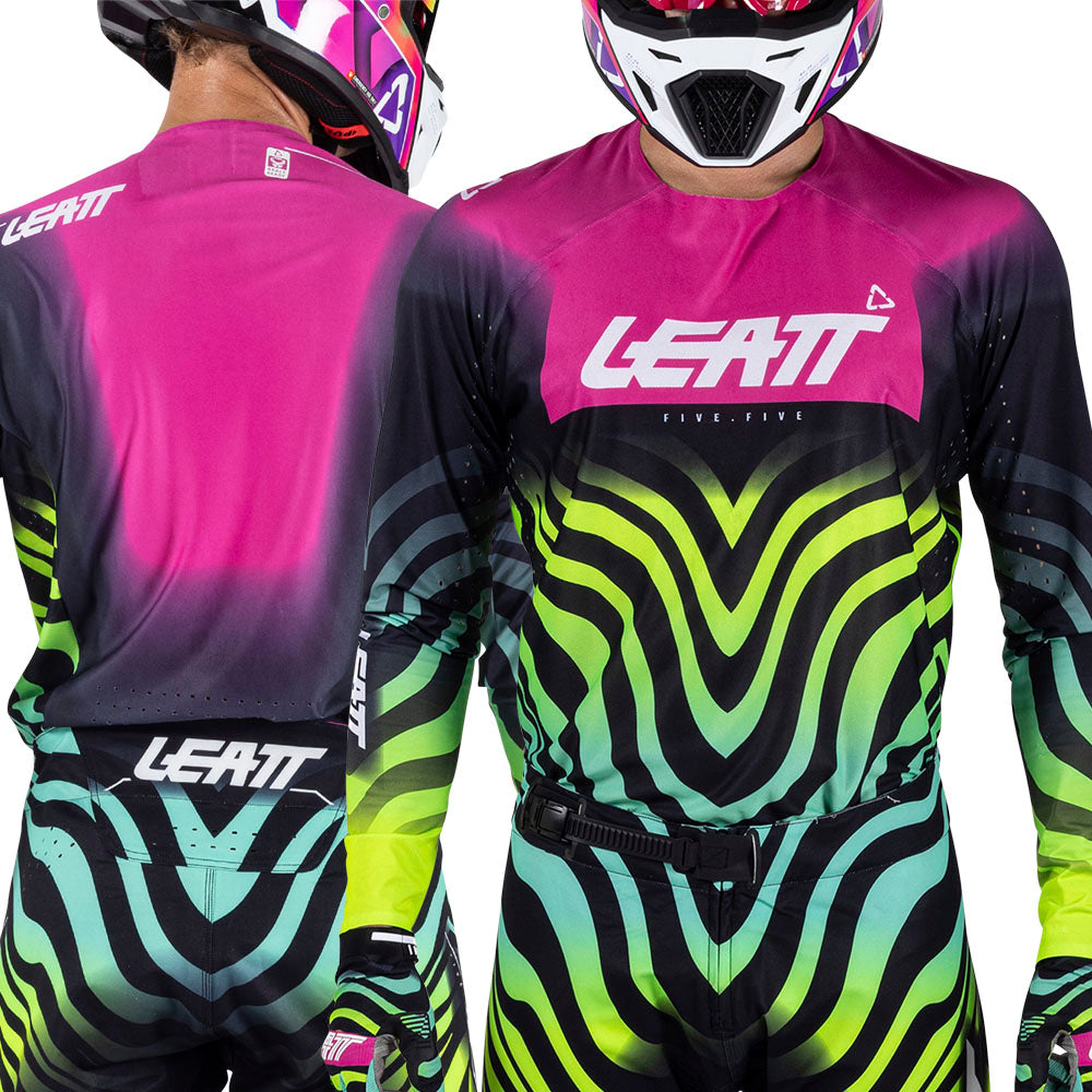 Leatt Moto 5.5 MX Kit Combo 2026 Tiger Pink