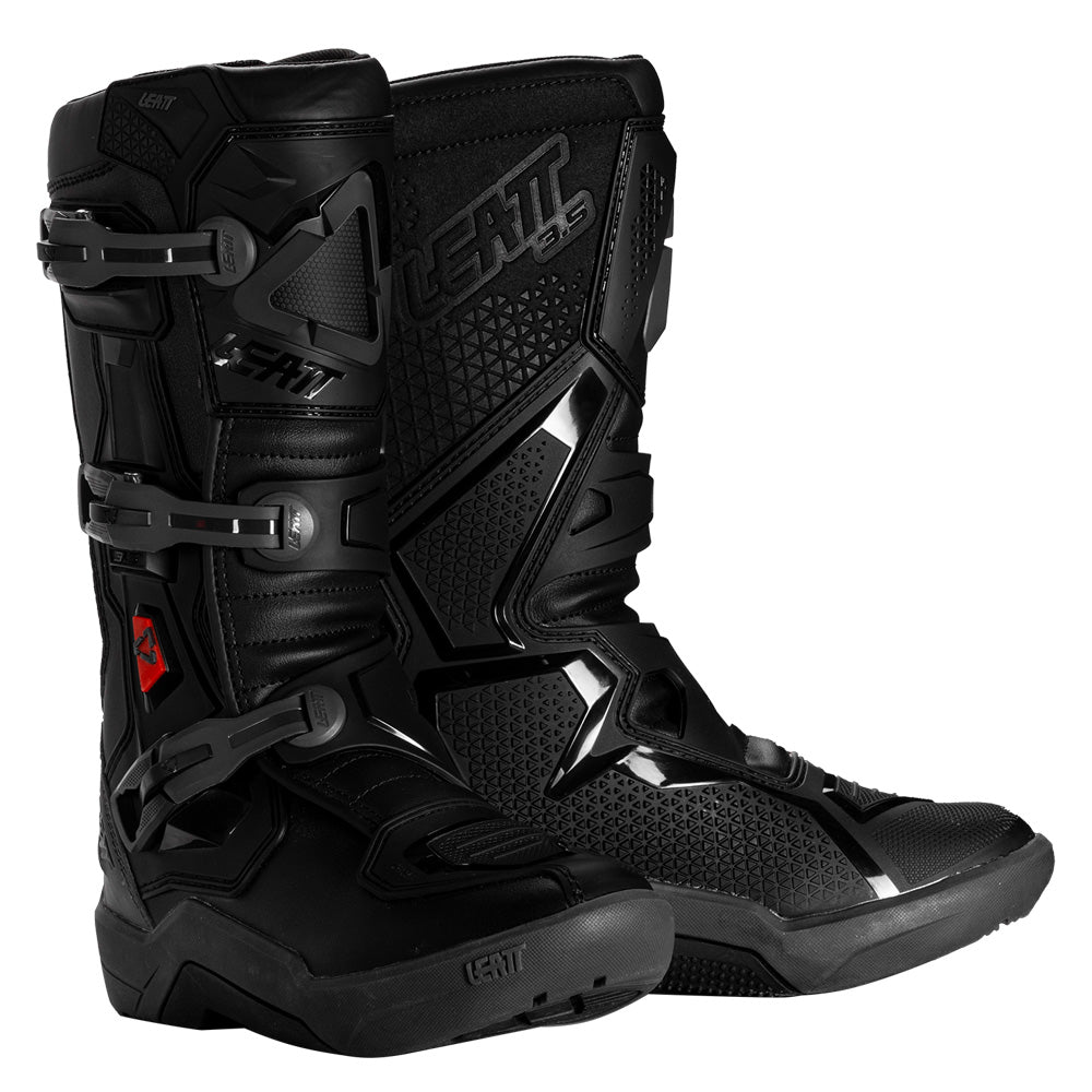 Leatt JUNIOR 3.5 MX Boots Stealth Black/Grey