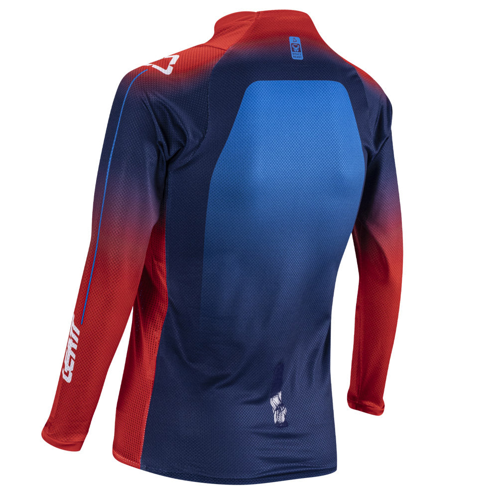 Leatt YOUTH Moto 4.5 MX Jersey 2026 Royal Blue/Red