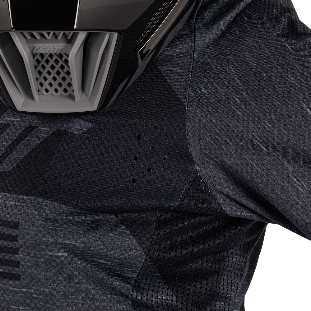 Leatt YOUTH Moto 4.5 MX Jersey 2026 Stealth Black/Grey