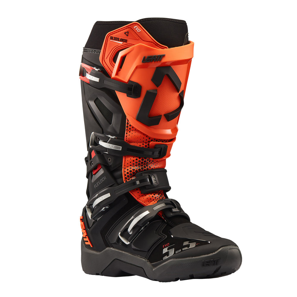 Leatt Moto 5.5 Flexlock Evo Enduro Boot 2027 Black/Orange