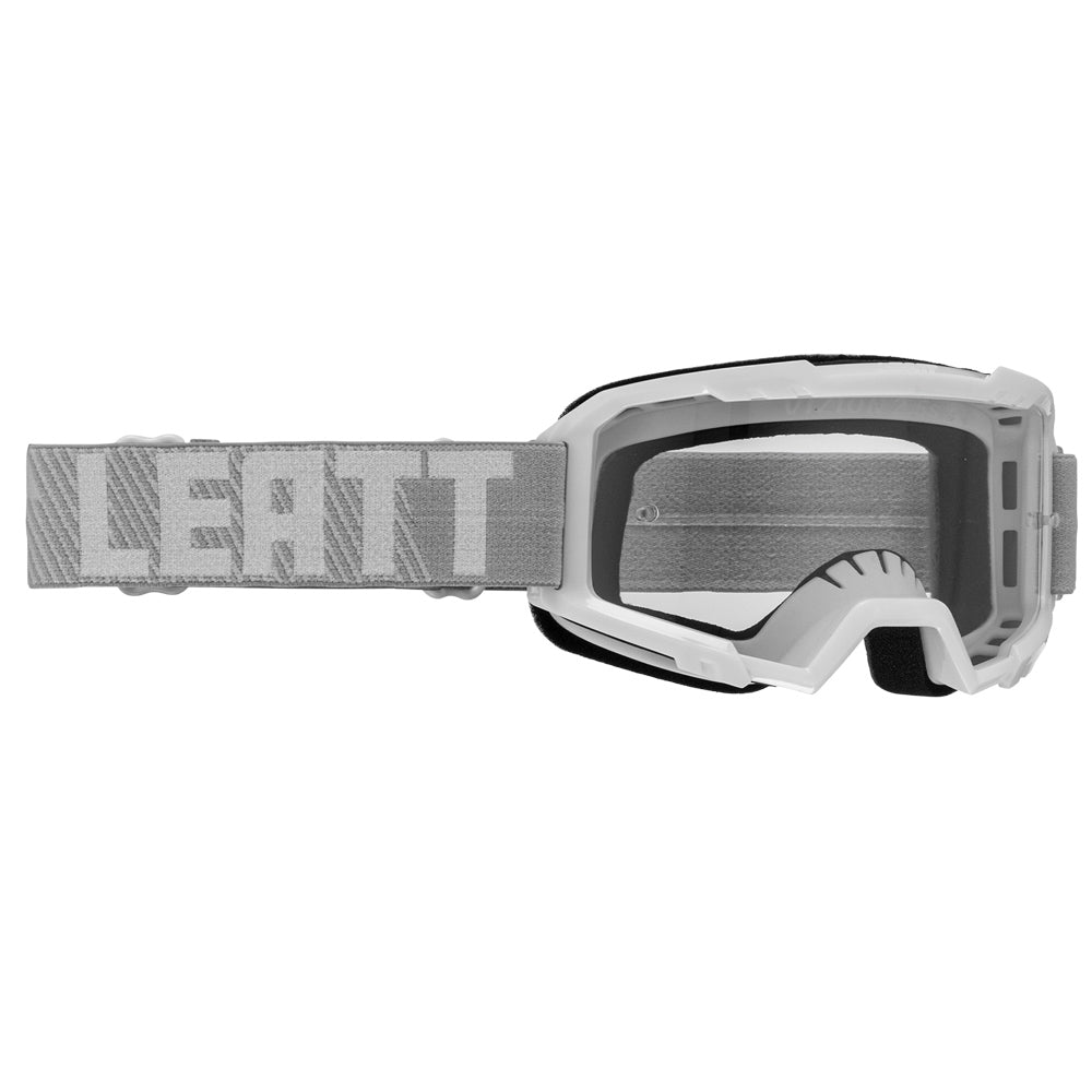 Leatt Vizion 2.5s YOUTH Goggle White - Clear Lens