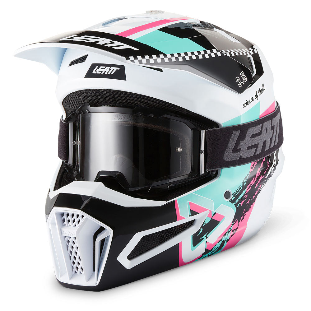 Leatt Moto 3.5 V27 MX Helmet Pink