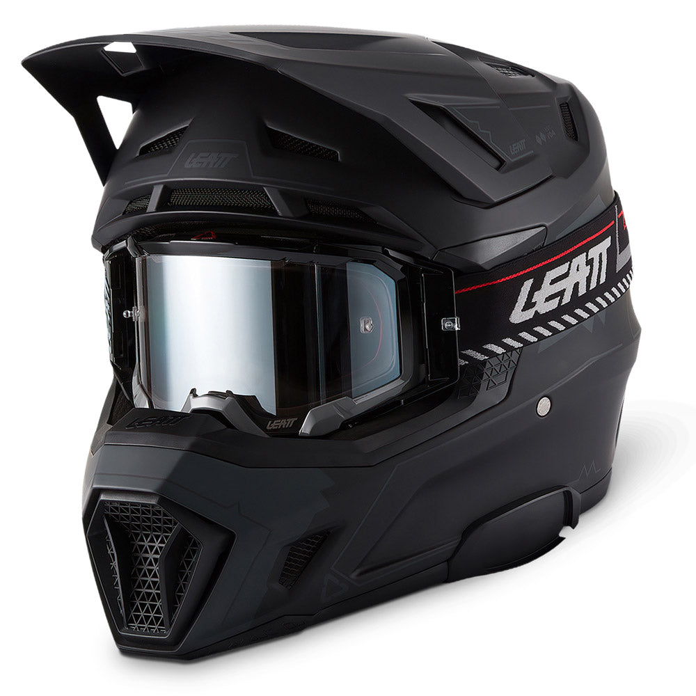 Leatt Moto 7.5 V27 Cardo Helmet Stealth Black