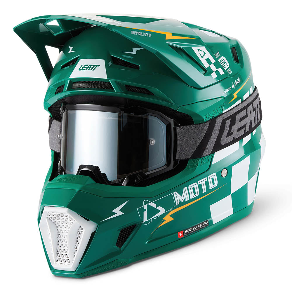 Leatt Moto 7.5 V27 MX Helmet Jade Green