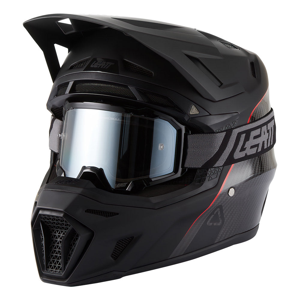 Leatt Moto 9.5 V27 MX Helmet Carbon FIM