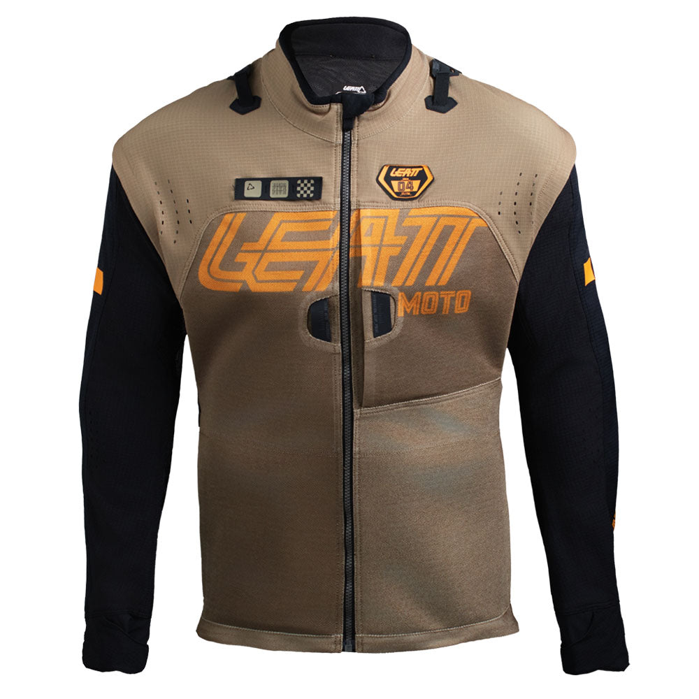 Leatt Moto 4.5 Enduro Jacket 2027 X-Flow Speed Khaki Brown
