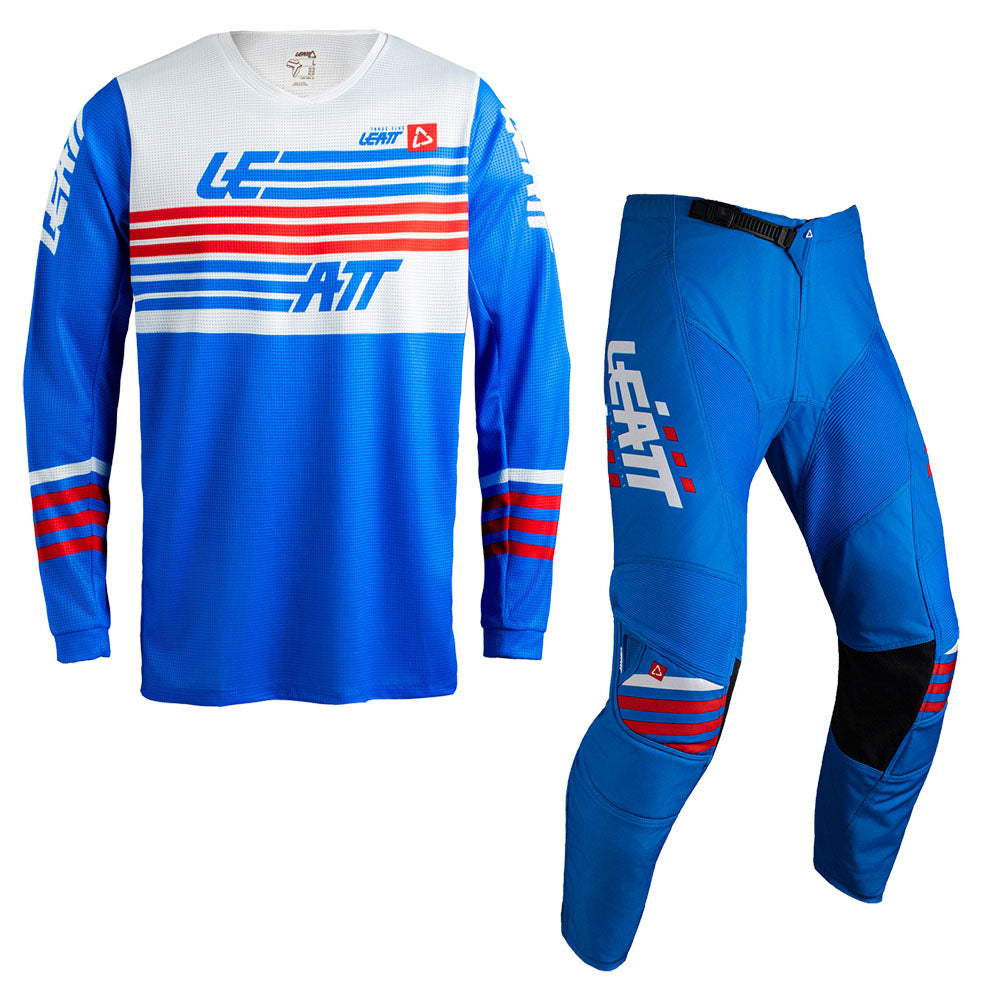 Leatt Moto 3.5 MX Kit Combo 2027 Stripes Blue