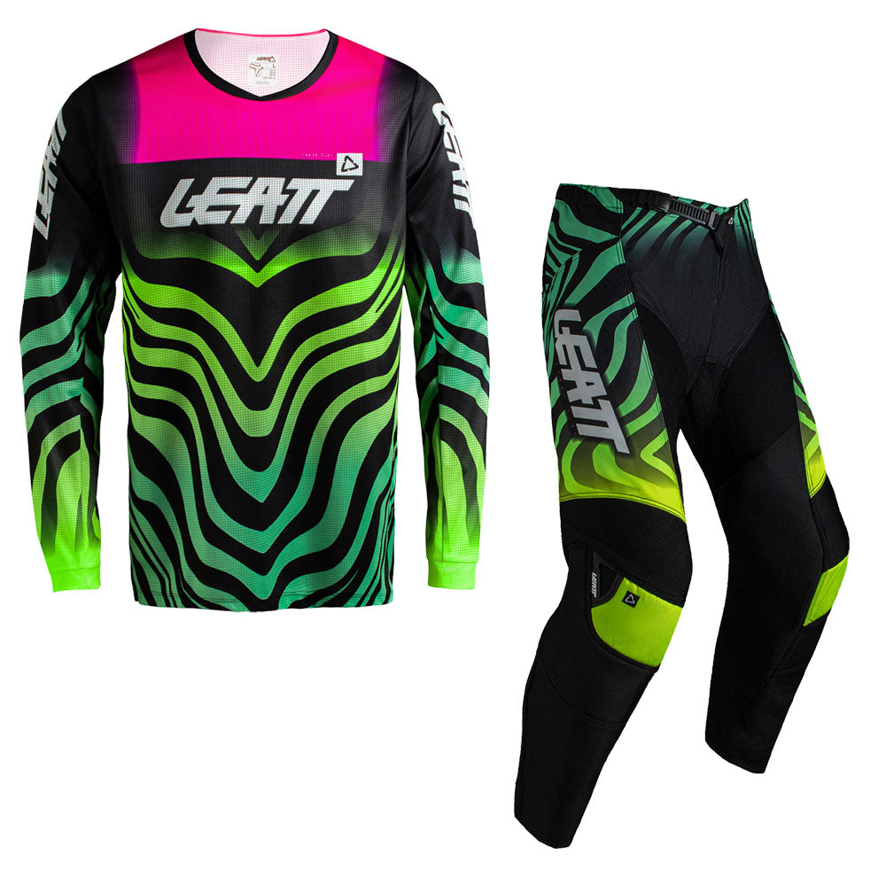 Leatt Moto 3.5 MX Kit Combo 2027 Tiger Pink