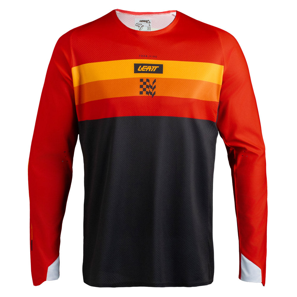 Leatt Moto 4.5 Enduro Jersey 2027 Stripe Red