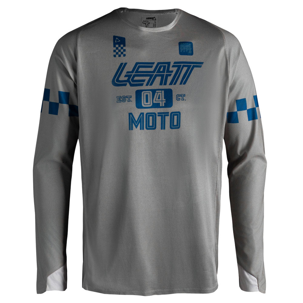 Leatt Moto 4.5 Enduro Jersey 2027 X-Flow Speed Steel Grey