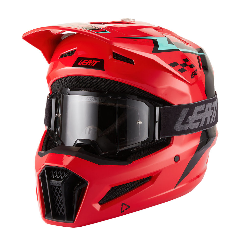 Leatt YOUTH Moto 3.5 V27 MX Helmet Red