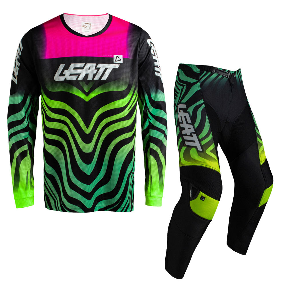 Leatt MINI Moto 3.5 MX Kit Combo 2027 Tiger Pink