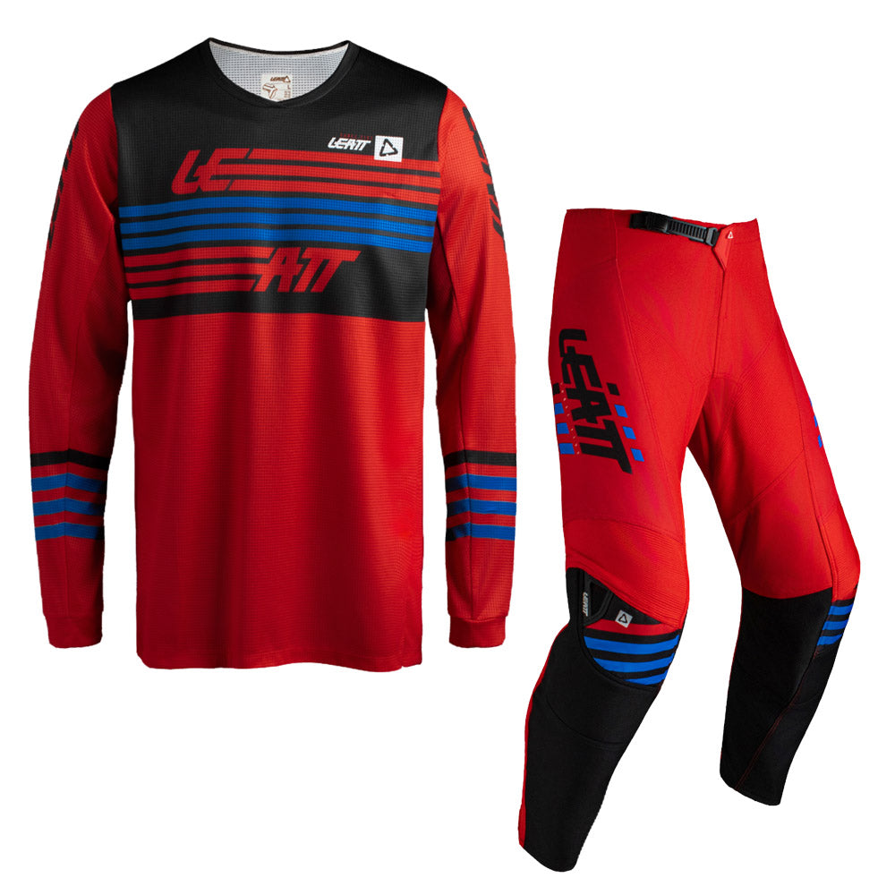 Leatt YOUTH Moto 3.5 MX Kit Combo 2027 Stripes Red