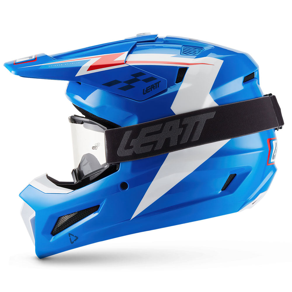 Leatt Moto 3.5 V27 MX Helmet Blue