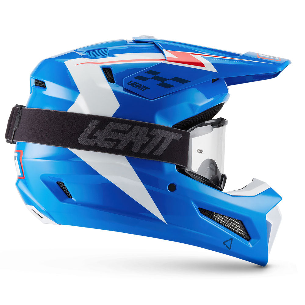 Leatt Moto 3.5 V27 MX Helmet Blue