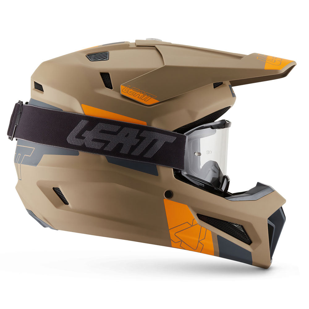 Leatt Moto 3.5 V27 MX Helmet Khaki Brown