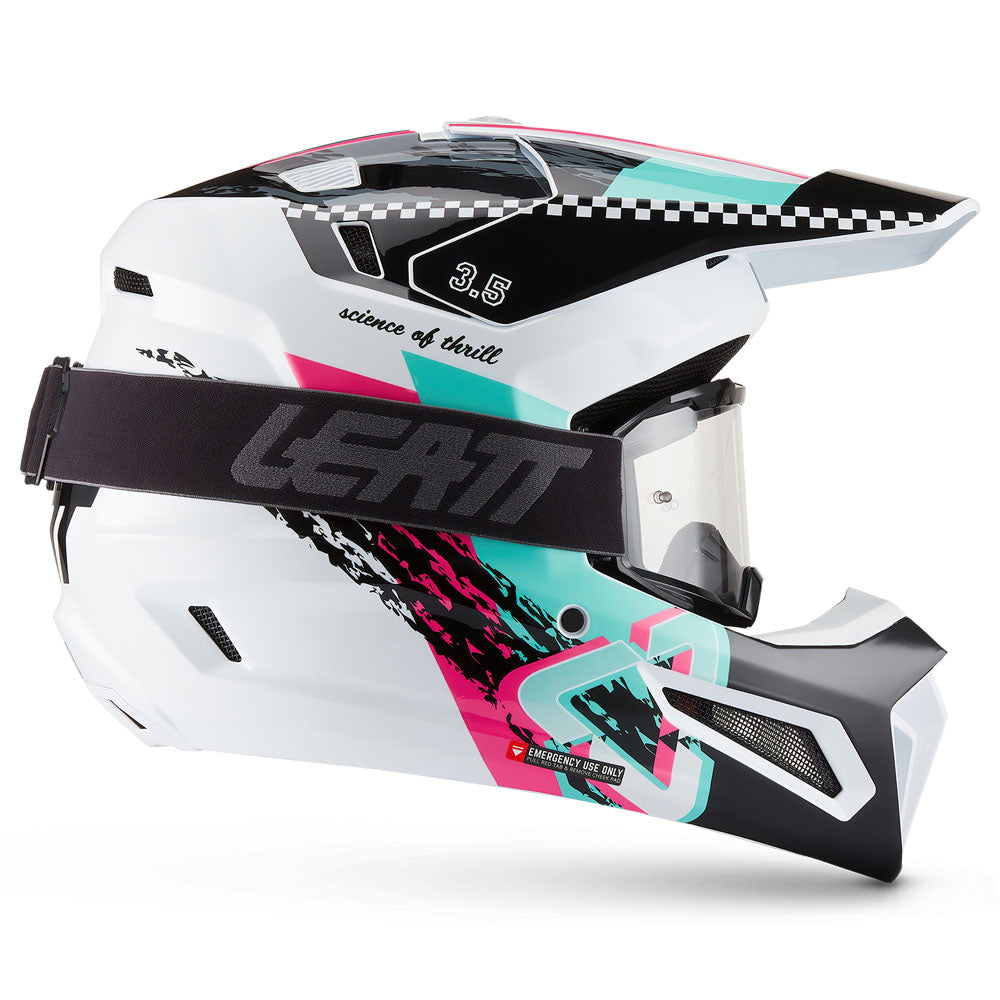 Leatt Moto 3.5 V27 MX Helmet Pink