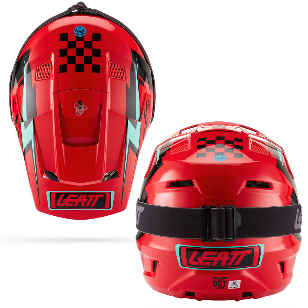 Leatt Moto 3.5 V27 MX Helmet Red