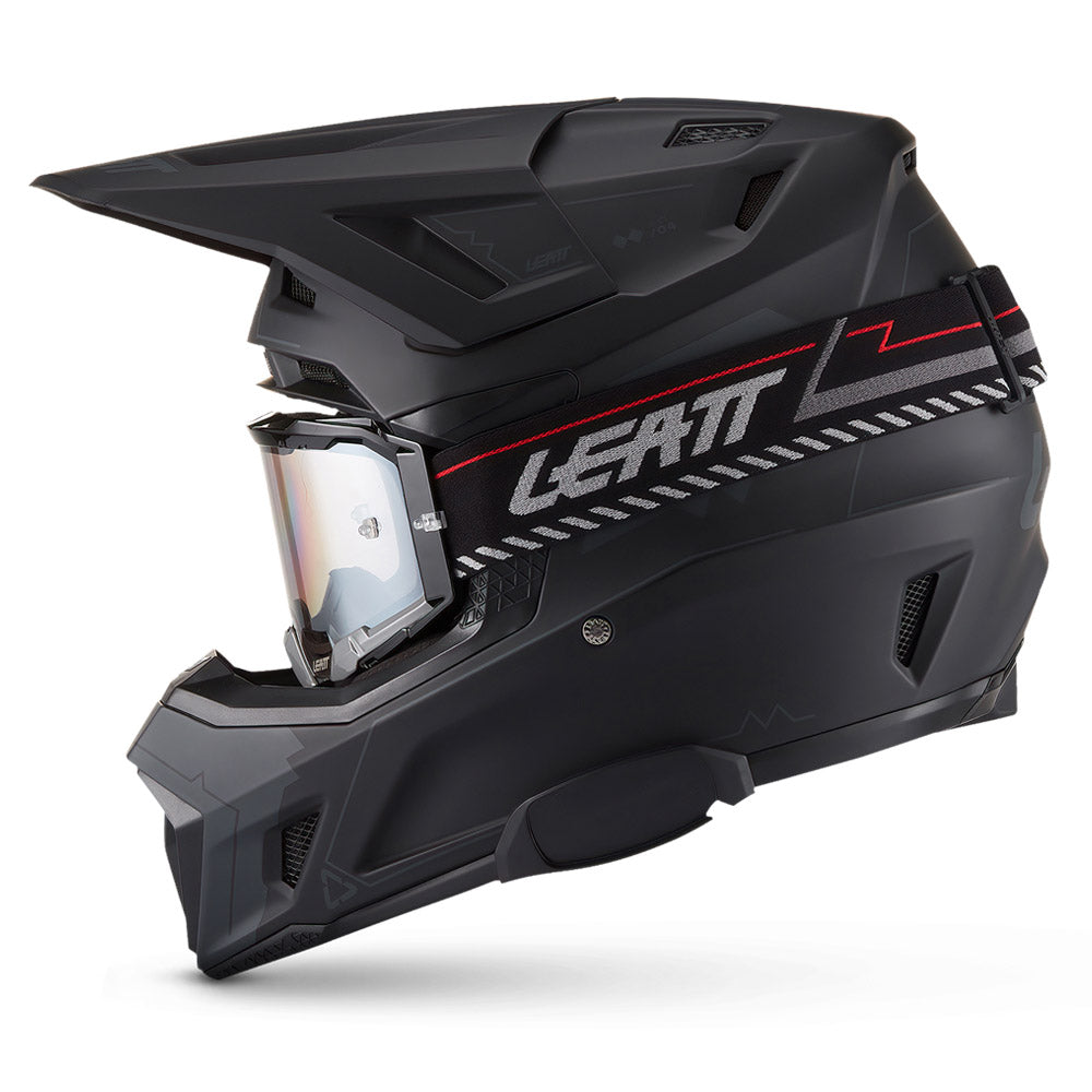 Leatt Moto 7.5 V27 Cardo Helmet Stealth Black