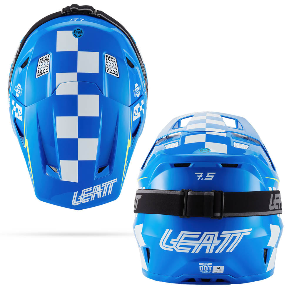 Leatt Moto 7.5 V27 MX Helmet Blue