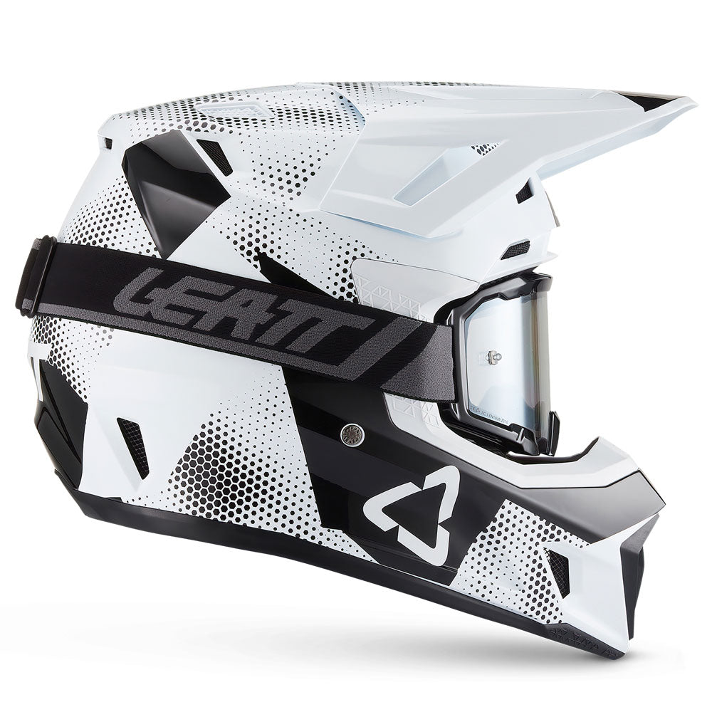 Leatt Moto 7.5 V27 MX Helmet Camo Black/White