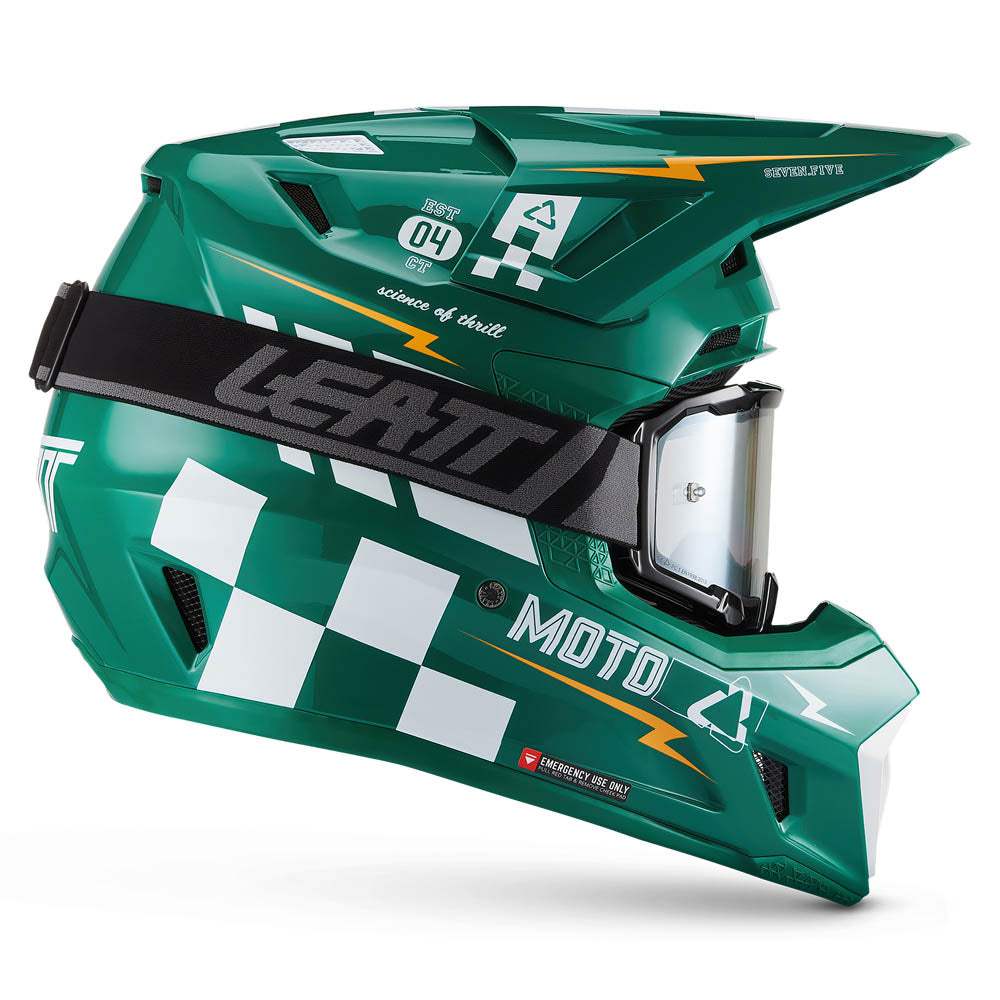 Leatt Moto 7.5 V27 MX Helmet Jade Green