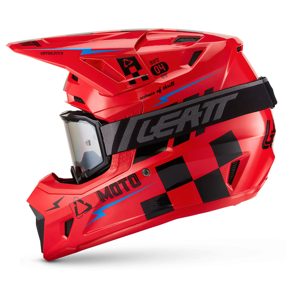 Leatt Moto 7.5 V27 MX Helmet Red