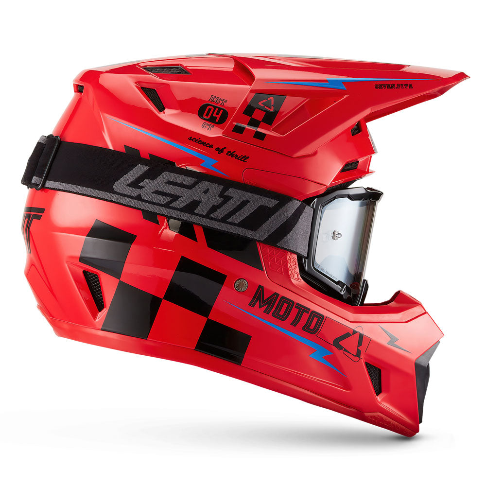Leatt Moto 7.5 V27 MX Helmet Red