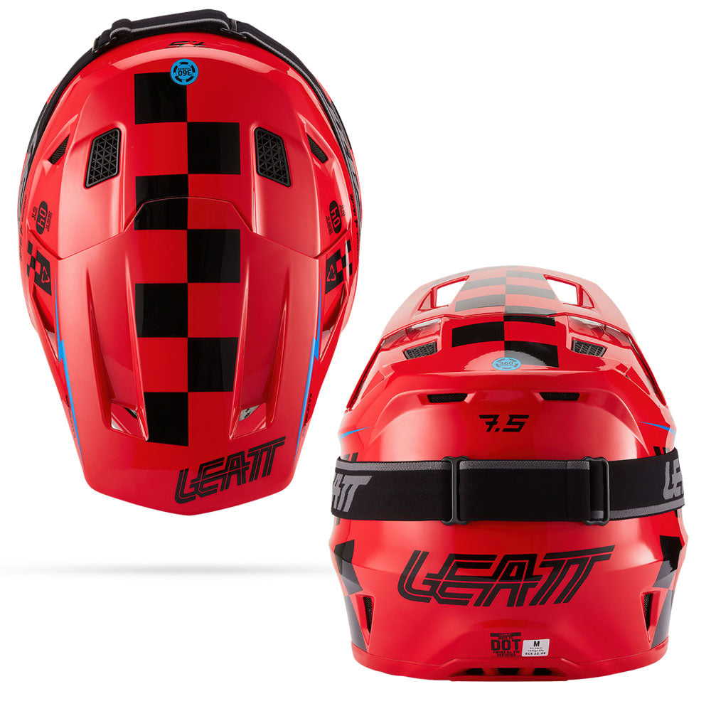 Leatt Moto 7.5 V27 MX Helmet Red