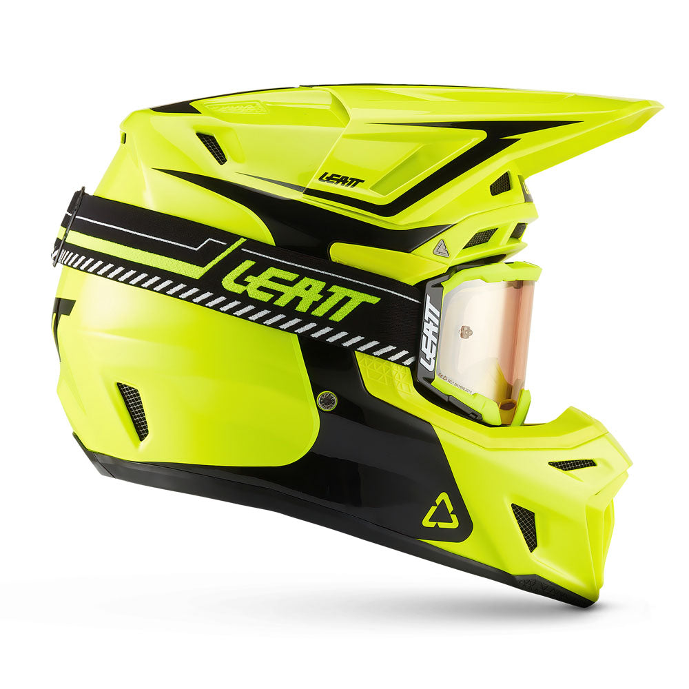 Leatt Moto 8.5 V27 MX Helmet Neon Yellow