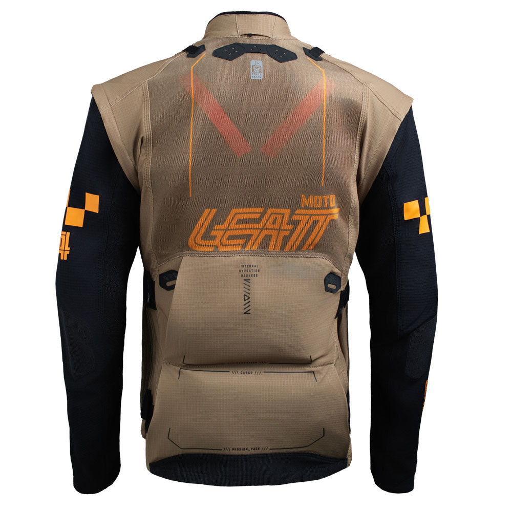 Leatt Moto 4.5 Enduro Jacket 2027 X-Flow Speed Khaki Brown