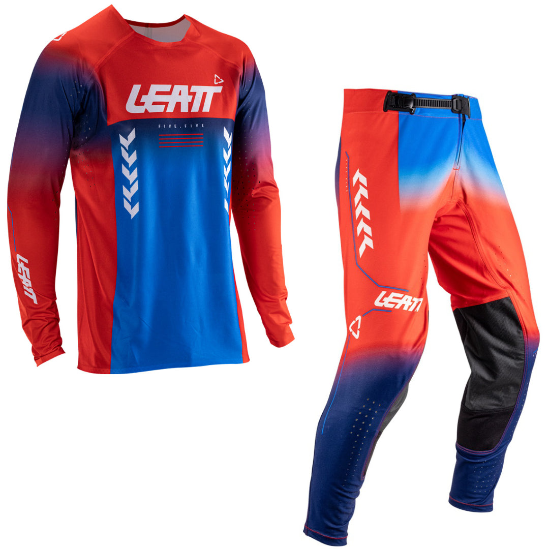 Leatt Moto 5.5 MX Kit Combo 2026 Royal Blue/Red