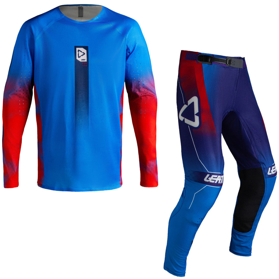 Leatt Moto 5.5 MX Kit Combo 2027 Fade Blue