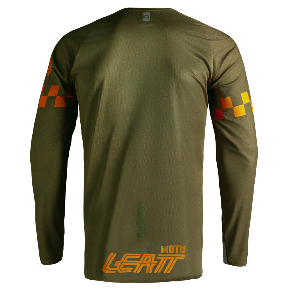 Leatt Moto 4.5 Enduro Jersey 2027 X-Flow Speed Khaki Brown