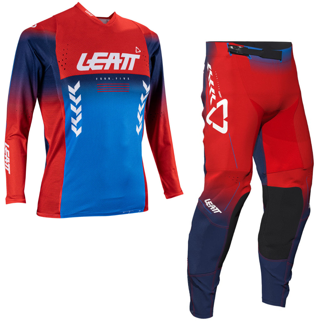 Leatt YOUTH Moto 4.5 MX Kit Combo 2026 Royal Blue/Red