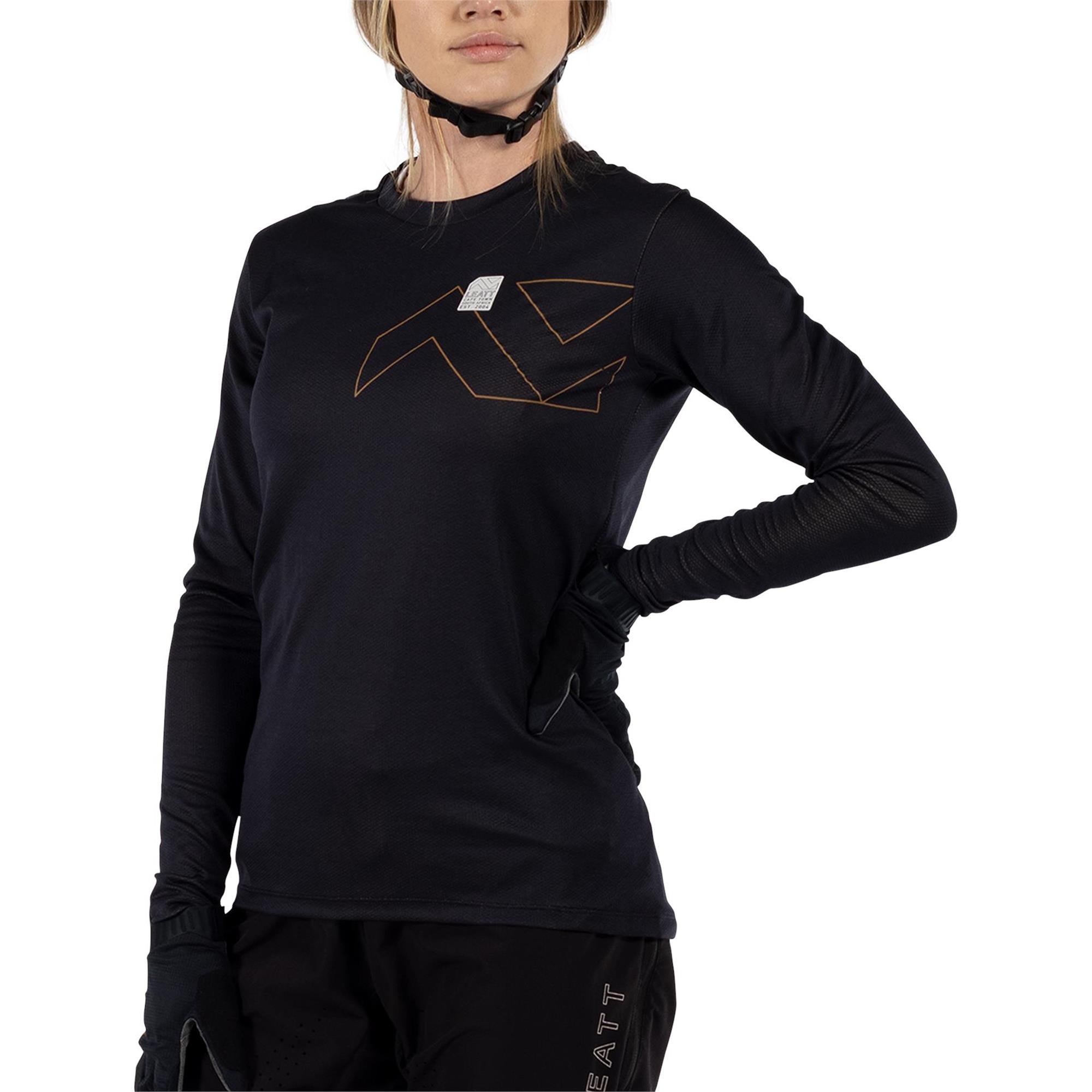Leatt Women's Trail 3.0 MTB Jersey Black