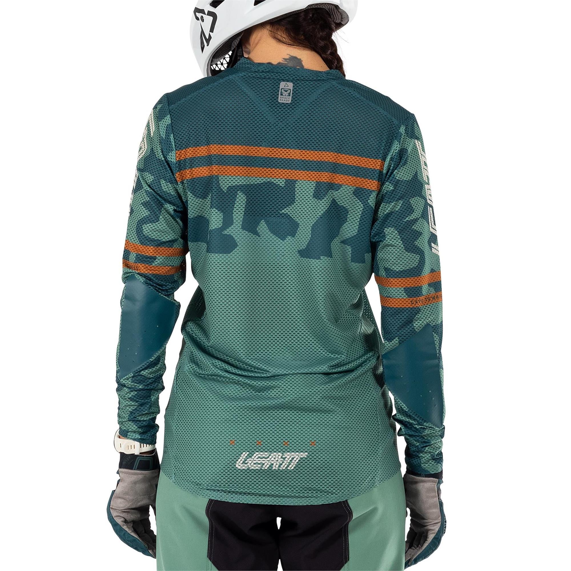 Leatt Women's Gravity 4.0 MTB Jersey Lagoon